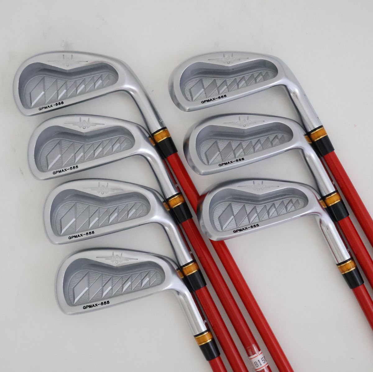 ●GRANDPRIX グランプリ GP MAX-555 アイアン 7本セット HI-CARBON FIBER SHAFT TORAYCA by GPカーボン ∞ 81506