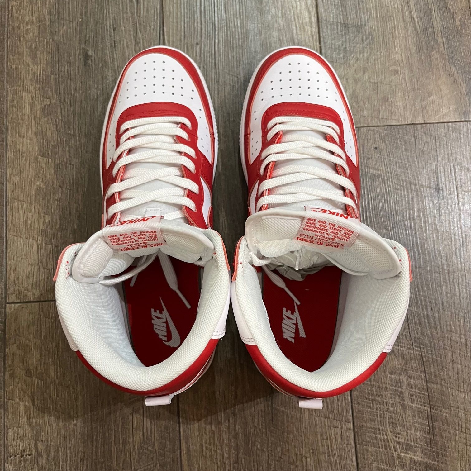 国内正規 NIKE TERMINATOR HIGH WHITE/UNIVERSITY RED ナイキ