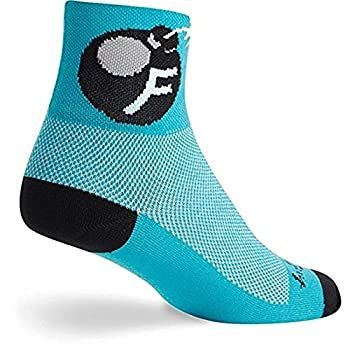 SockGuyクラシック3?in Grinサイクリング/ランニングソックス XL ブルー