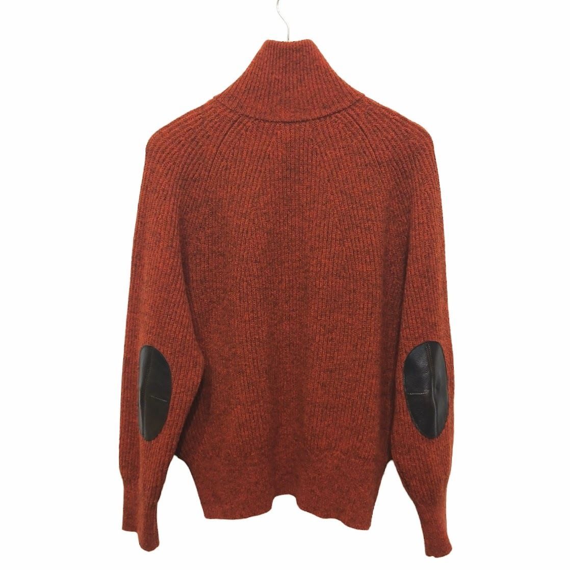 OLD JOE & CO. オールドジョー 202OJ-KN04 TWEEDY YARN ZIP SWEATER ドライバーズニット サイズ40  ウール オレンジ系 エルボーパッチ - メルカリ