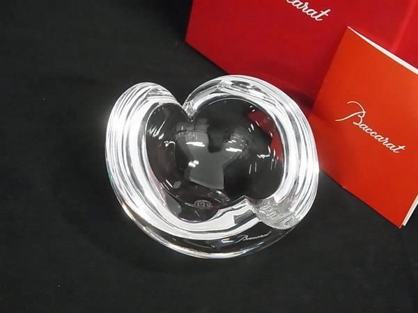 Baccarat クリスタル トレイ バカラ 小物置き 箱付き美品 □新品□未使用□