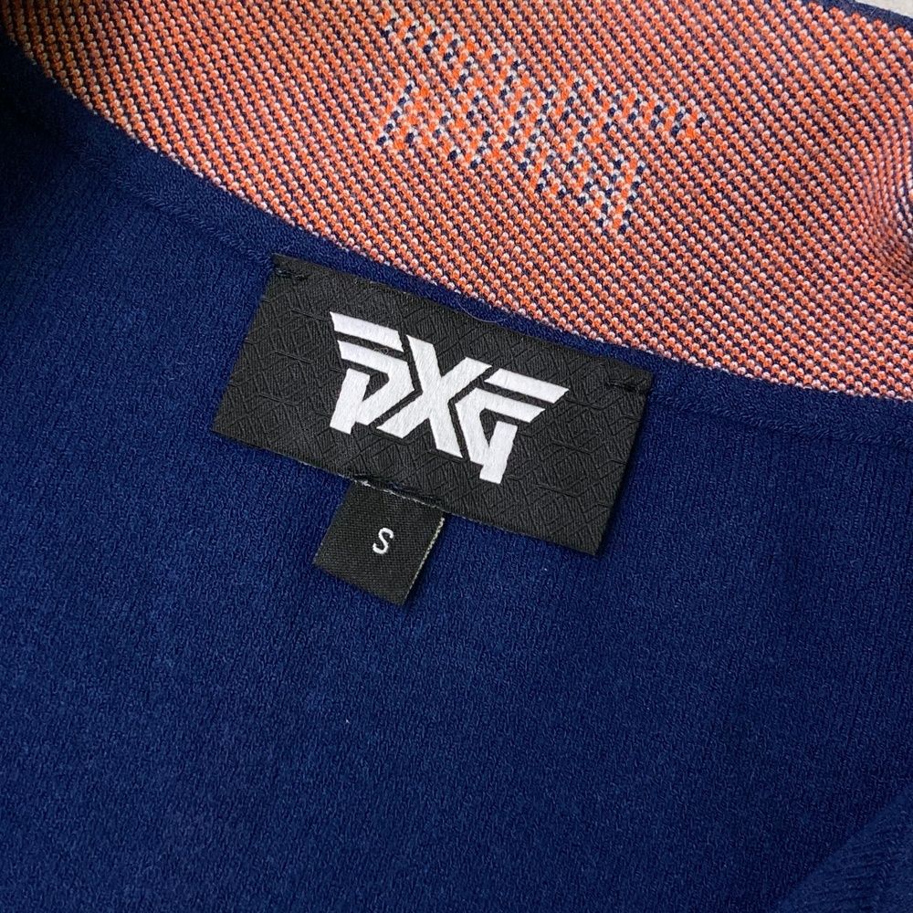 サイズ：S PXG パーソンズエクストリームゴルフ  ハーフジップ ノースリーブ ワンピース  ネイビー系 [240101484917] ゴルフウェア レディース ストスト サイズ：S PXG パーソンズエクストリームゴルフ ハーフジップ