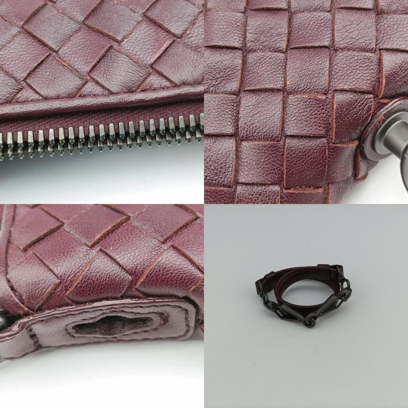 VenetaイントレチャートブラウンラムスキンB02293758U