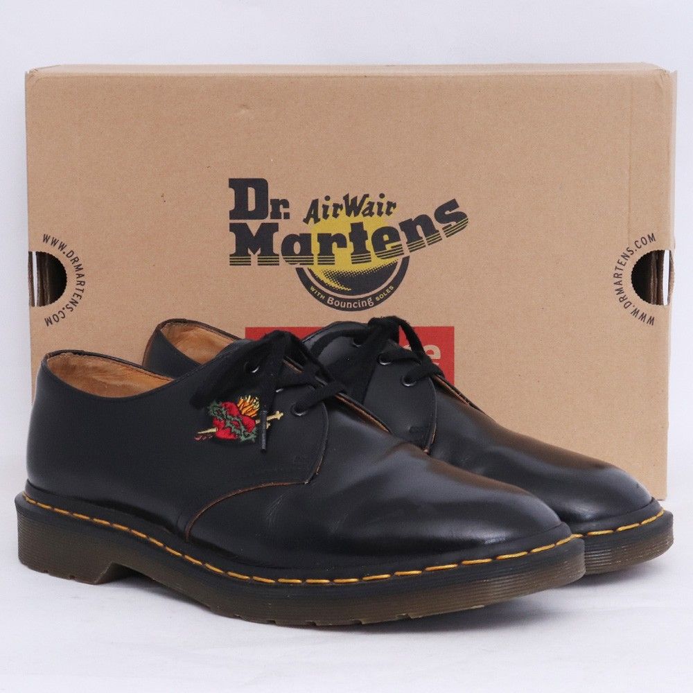 28cm SUPREME × DR.MARTENS 1461 SH 3 ホール シューズ UK9
