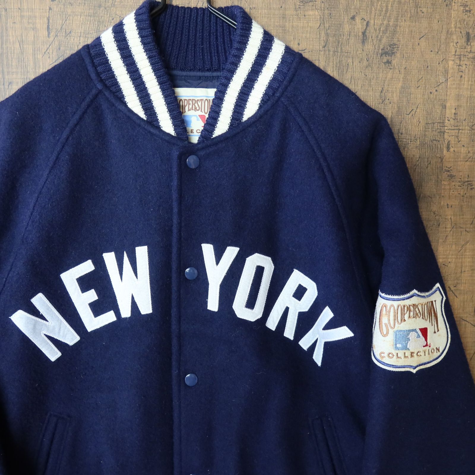 90s～ Vintage US古着☆COOPERSTOWN クーパーズタウン スタジャン