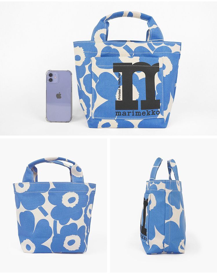 新品未使用 マリメッコ トートバッグ ウニッコ ロゴ marimekko