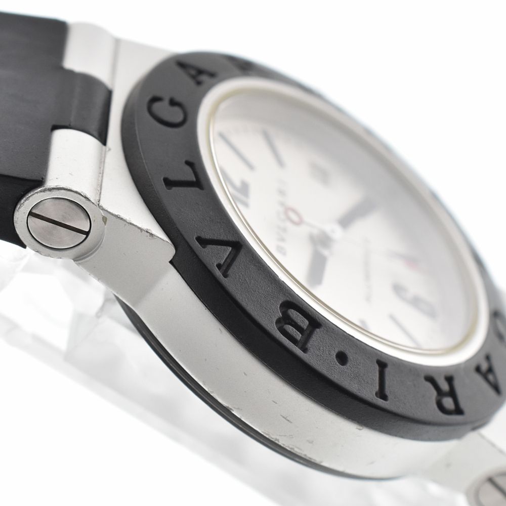 ブルガリ BVLGARI AL29A アルミニウム デイト クォーツ レディース良品