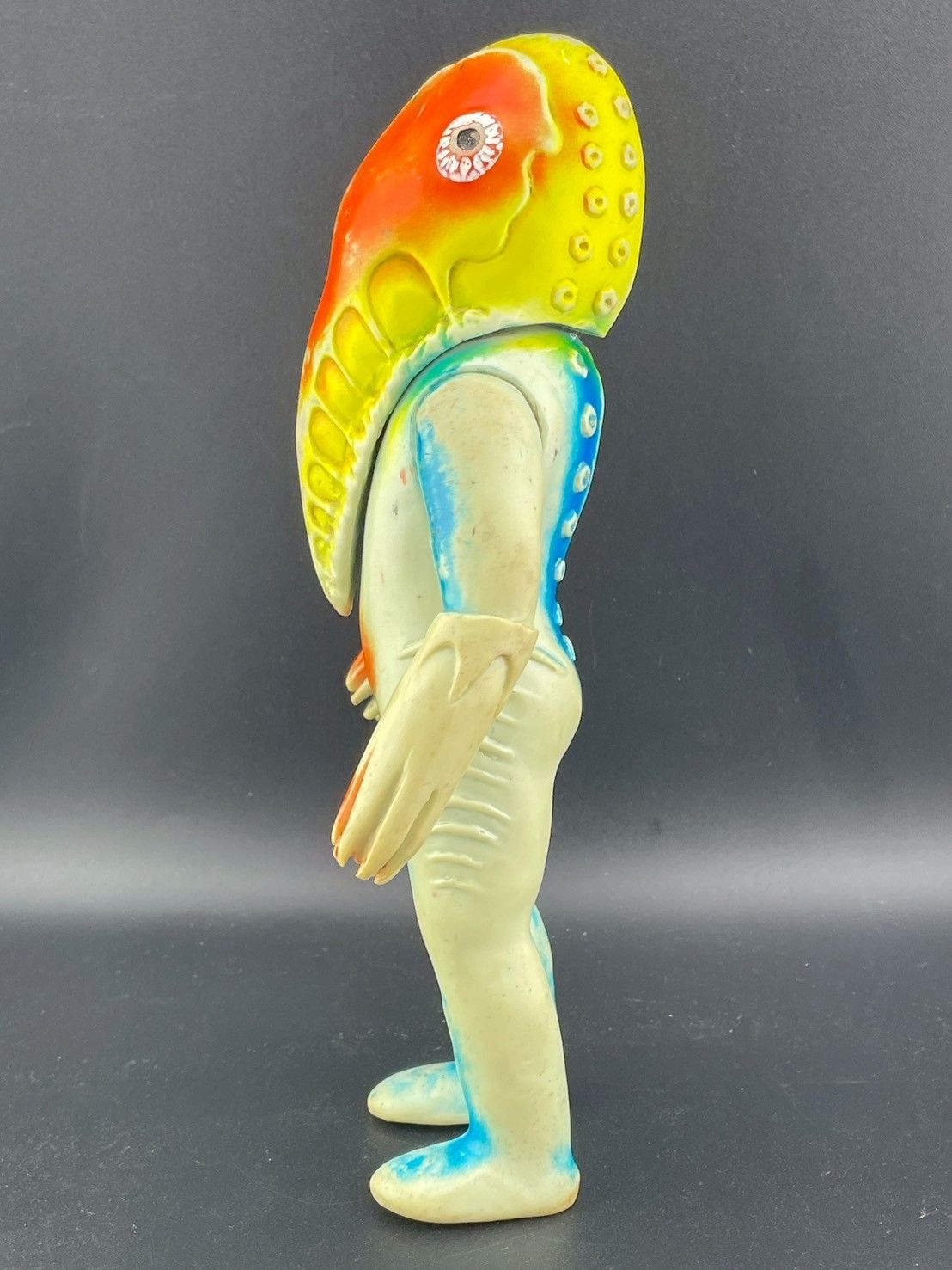 中古品】 メトロン星人 当時品 ブルマァク ソフビ 円谷プロ 中古品】 メトロン星人 当時品 ブルマァク ソフビ 円谷プロ