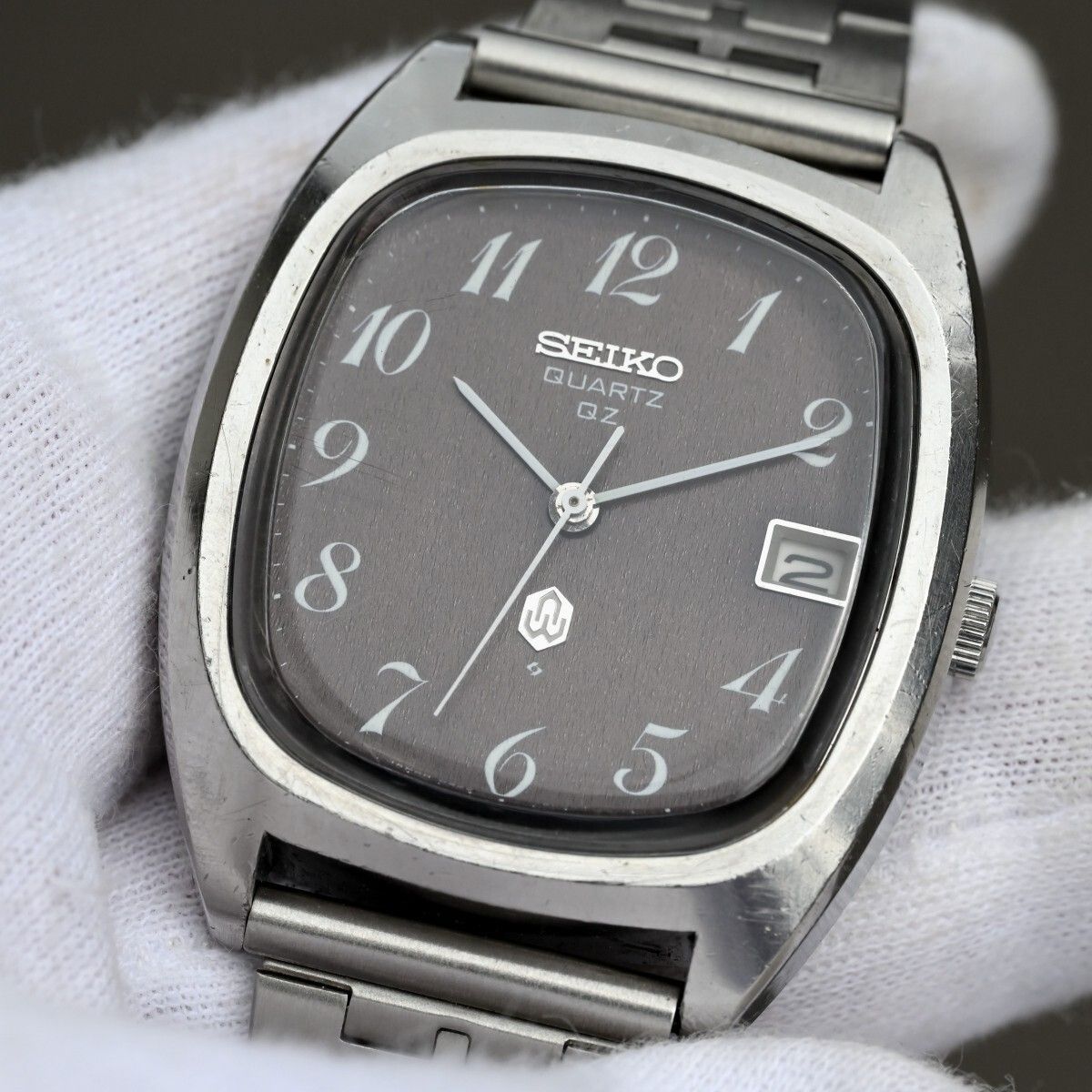 動作品 ヴィンテージ 1975 SEIKO セイコー クォーツ QUARTZ QZ tonneau 