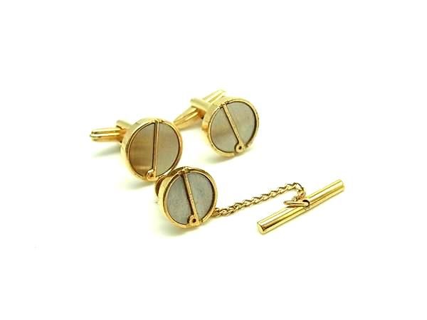 □美品□ dunhill ダンヒル カフスボタン カフリンクス ネクタイピン 2
