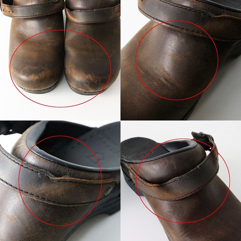 dansko ダンスコ イングリッド サボサンダル アンティークブラウン 39 dansko ダンスコ イングリッド サボサンダル アンティーク