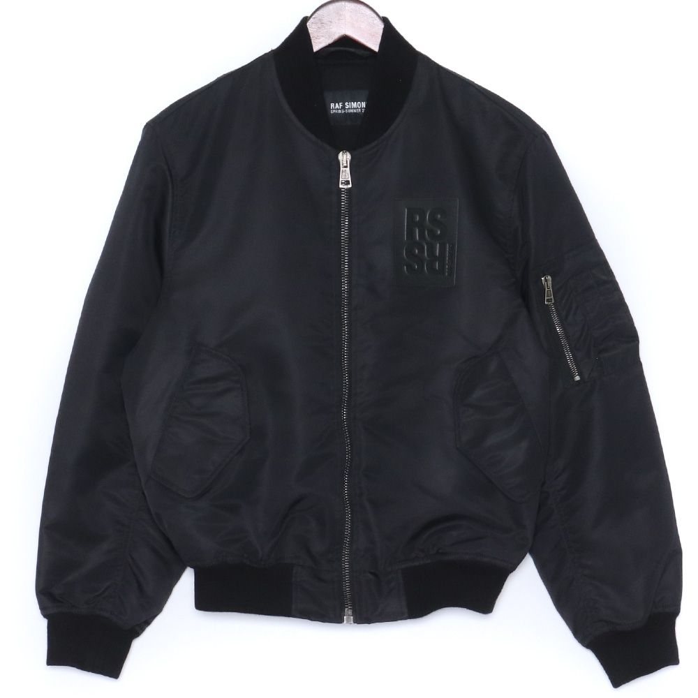 RAF SIMONS BOMBER JACKET サイズ34 ブラック - メルカリ