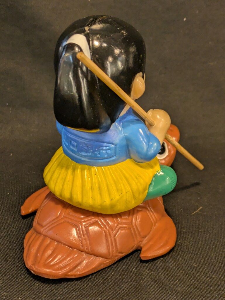 山口銀行 ノベルティ 貯金箱 一寸法師 浦島太郎 レトロ ソフビ 山口