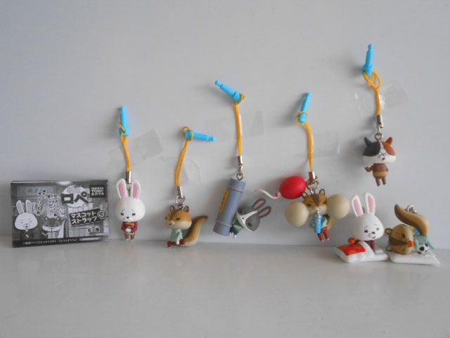 Kri30LZ 紙兎ロペ マスコット ストラップ3 全7種