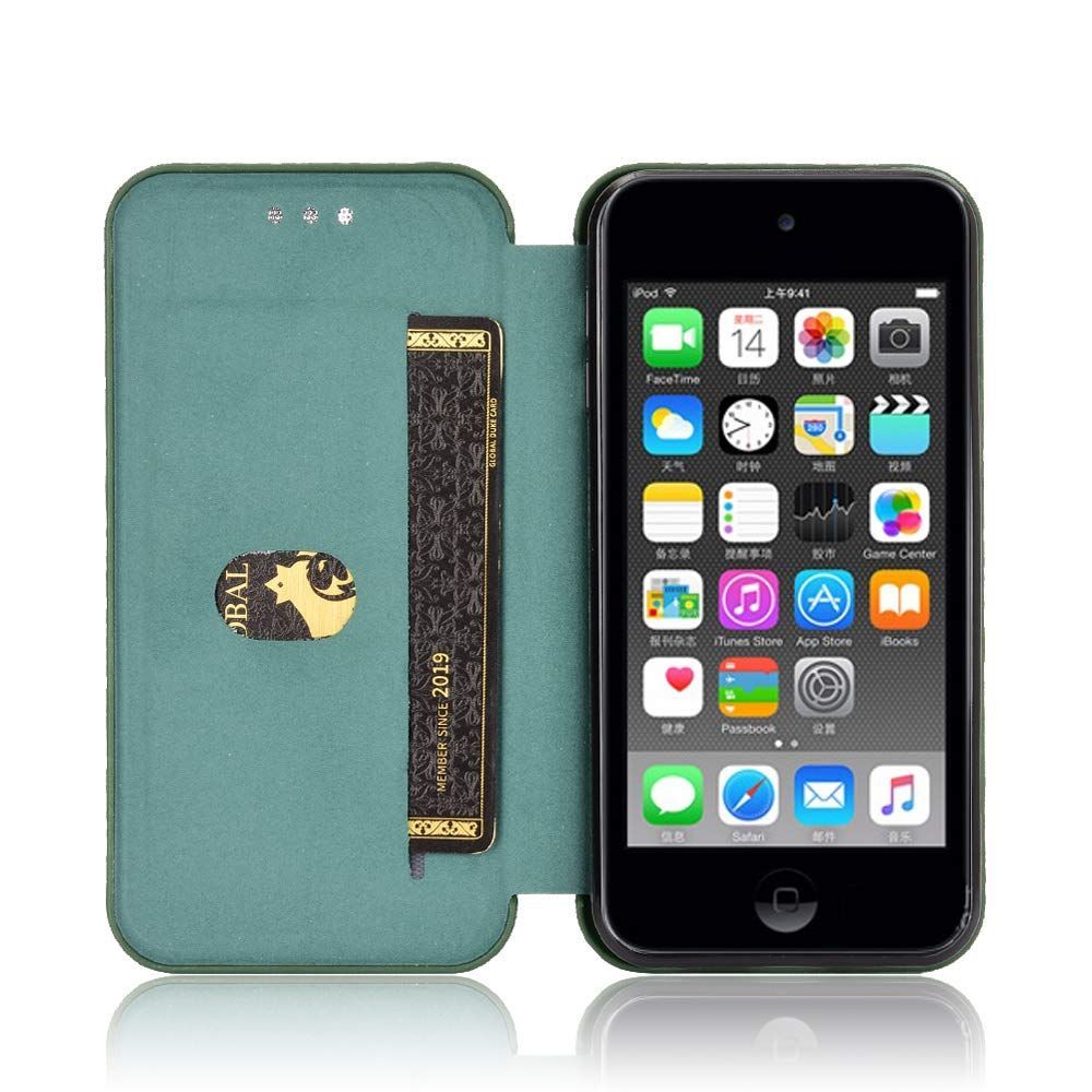 新品 Pelanty For iPod Touch 5 6 7 ケース 手帳型 炭素繊維調 iPod touch 7 携帯カバー iPod touch  6 背面ケース 軽量 薄型 財布型 カード収納 アイポッドタッチ 第7世代/ 第6世代/ 第5世代 スマホケ - メルカリ