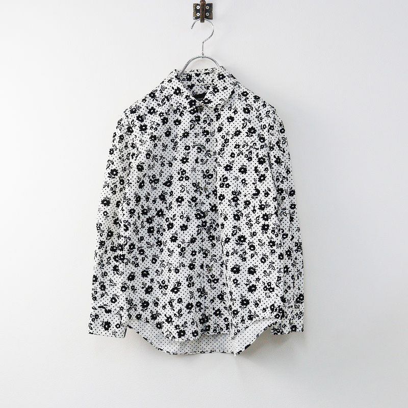 美品✨トリコ コムデギャルソン 長袖シャツ ジャケット 立体フラワーモチーフ 美品✨トリコ コムデギャルソン 長袖シャツ ジャケット 立体