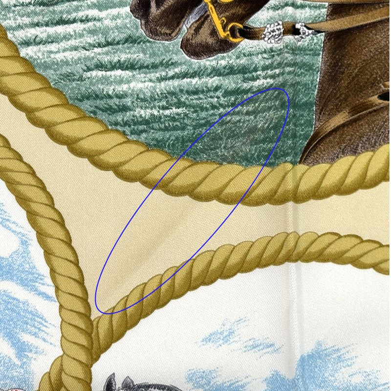 エルメス HERMES スカーフ カレ90 Auteuil en Mai オートゥイユの5月