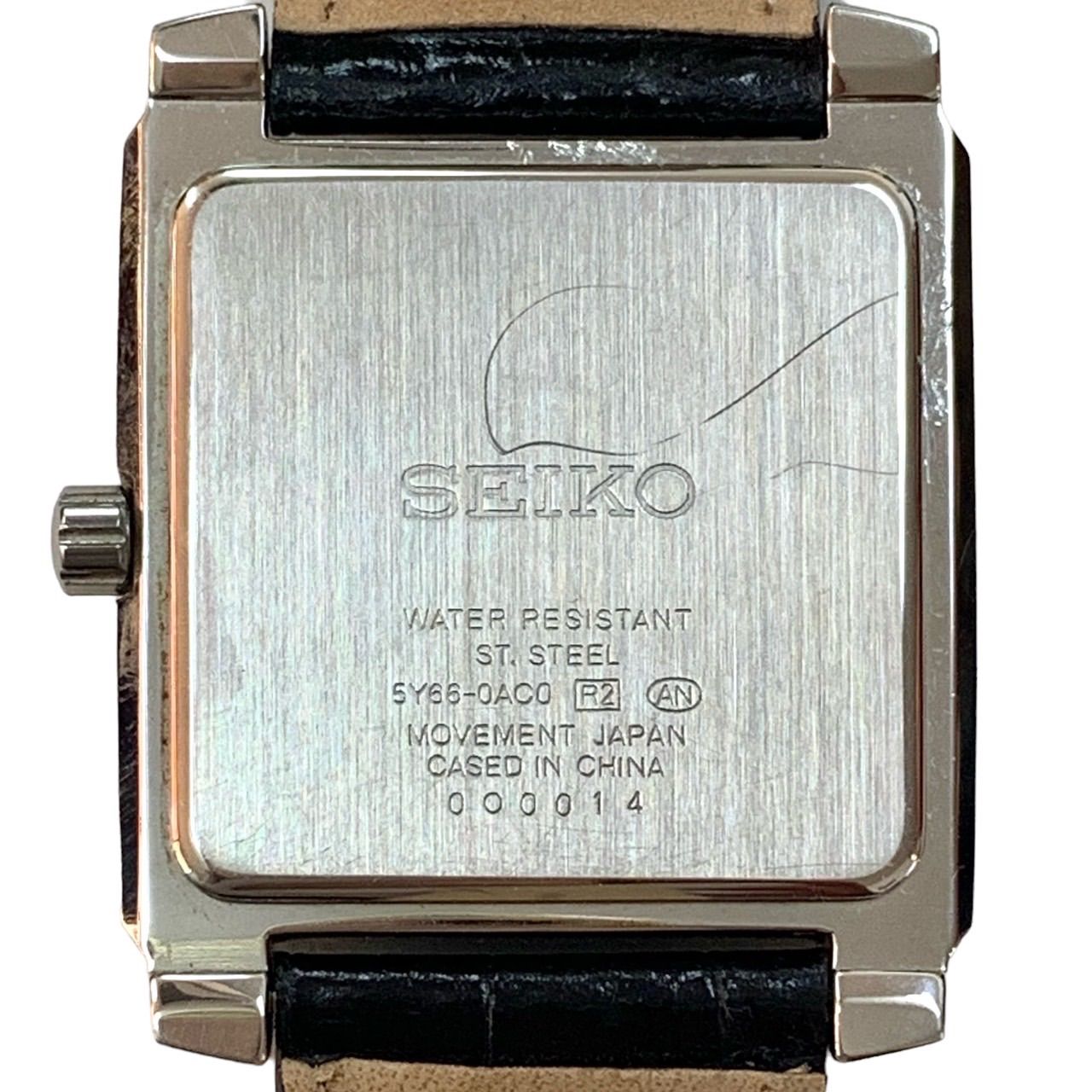 希少美品⭐️SEIKO セイコー】 レトログラード 5Y66-0AC0 針で