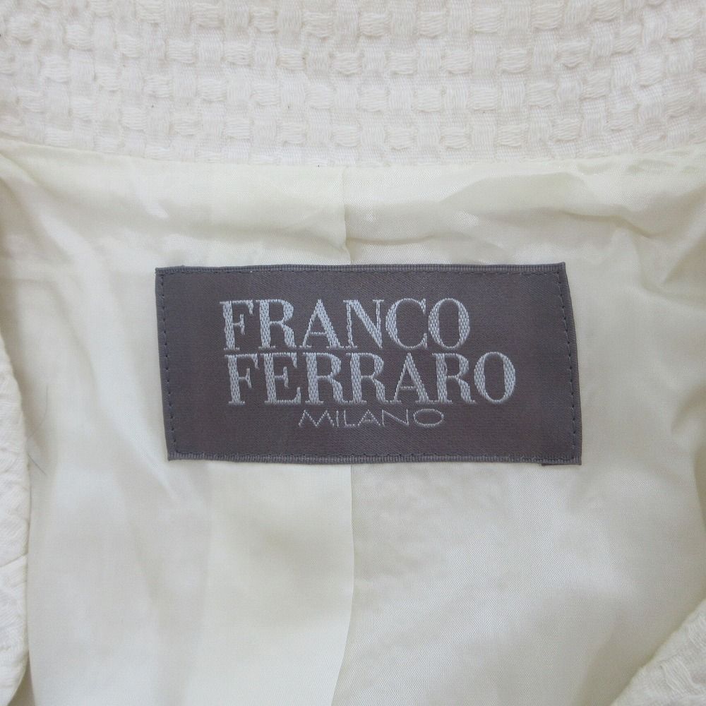 FRANCO FERRARO フランコフェラーロ 総柄 ジャガード スーツ
