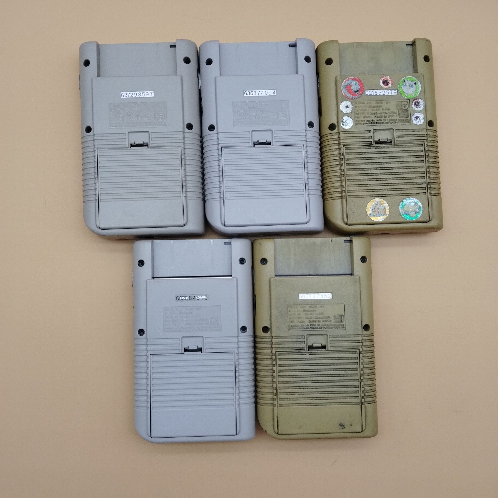 s14316】GB ゲームボーイ 本体 DMG-01 初代 GAME BOY まとめて5