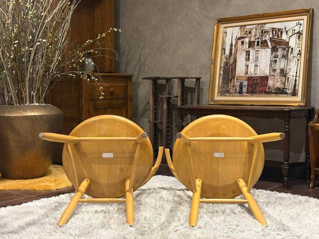 ①cherry 桜屋工業 ウィンザーチェア アームチェア オークレイチェア