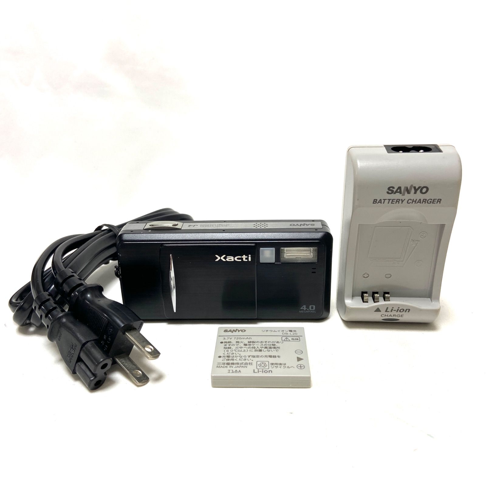 SANYO Xacti DSC-J4 ブラック コンパクトデジタルカメラ DIGITAL