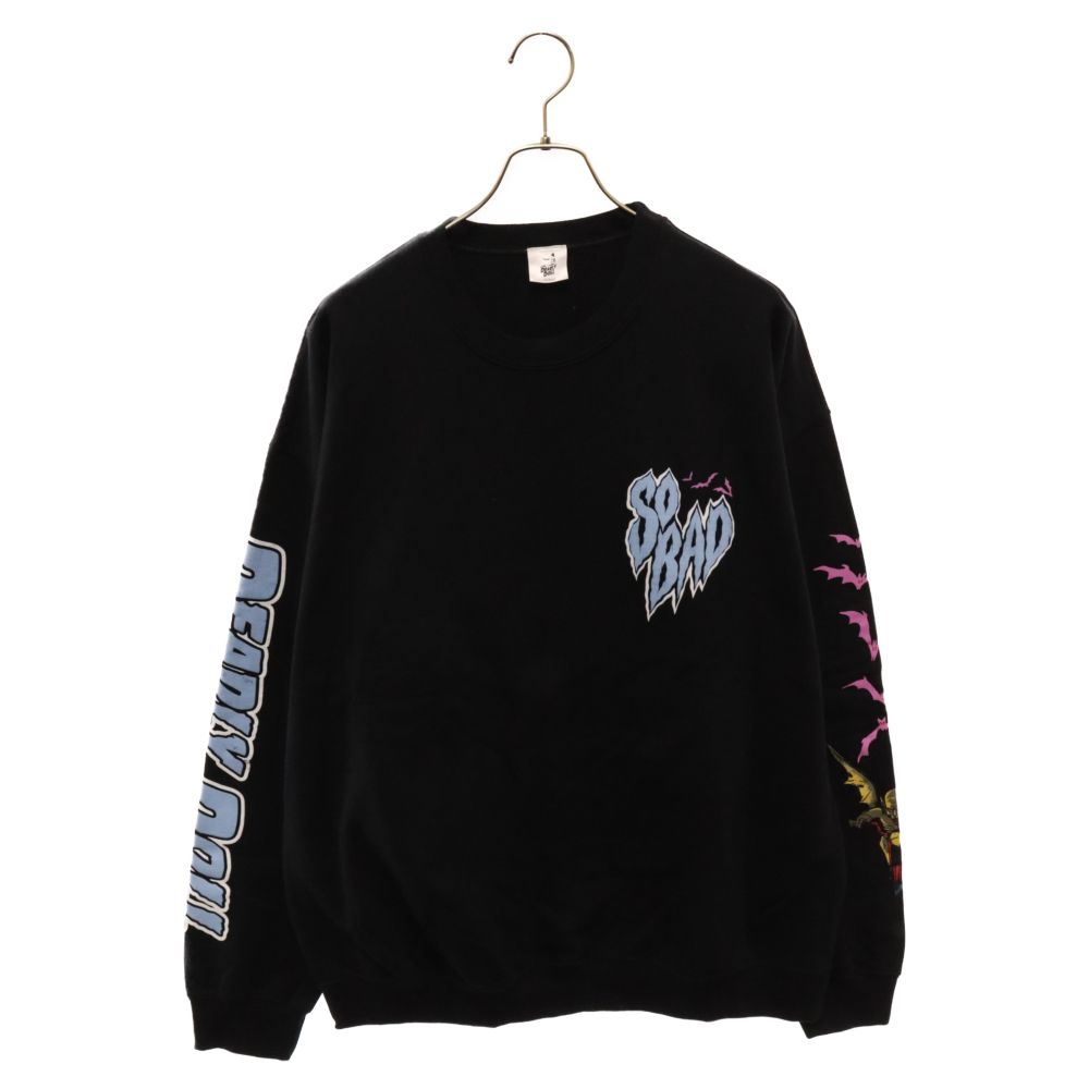 Deadly Doll (デッドリードール) So Bad Crewneck sweat ソー バッド クルーネック スウェット トレーナー ブラック  - メルカリ