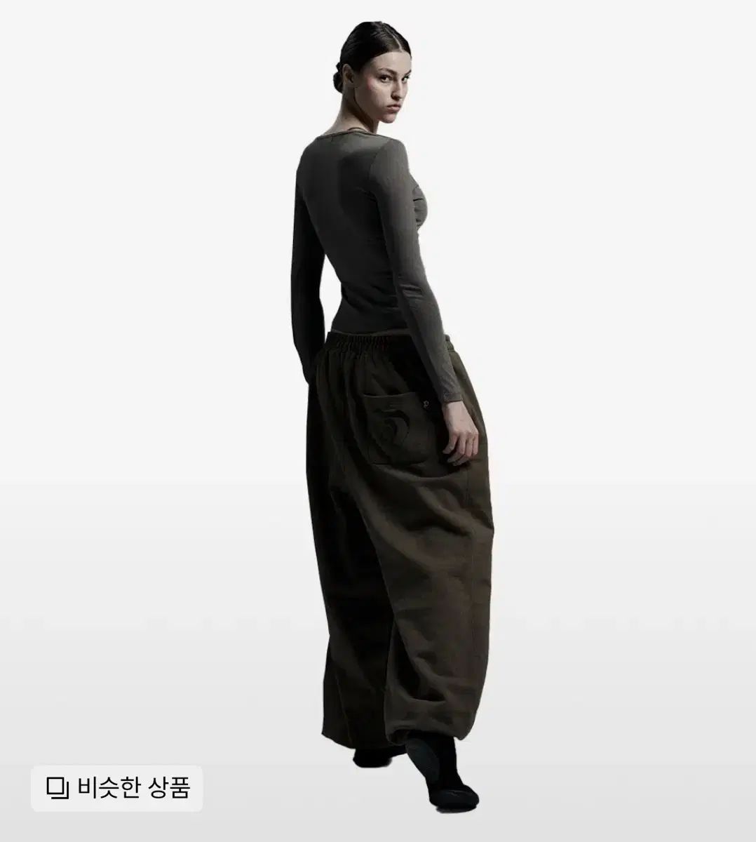 ODOR(オドア) Molly wide jogger in black（오도어(ODOR) Molly wide 