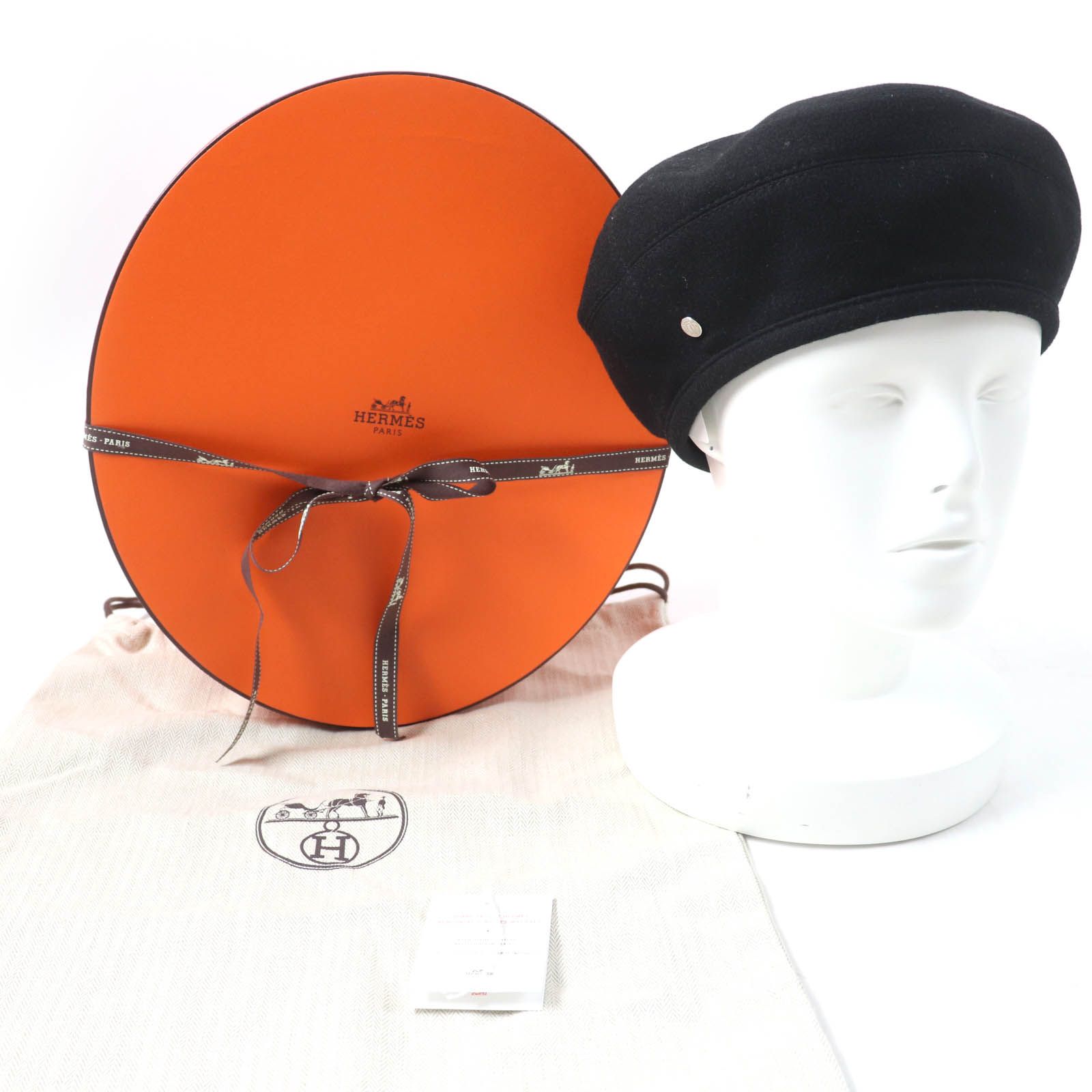 未使用品☆HERMES エルメス サントノーレ カシミヤ100