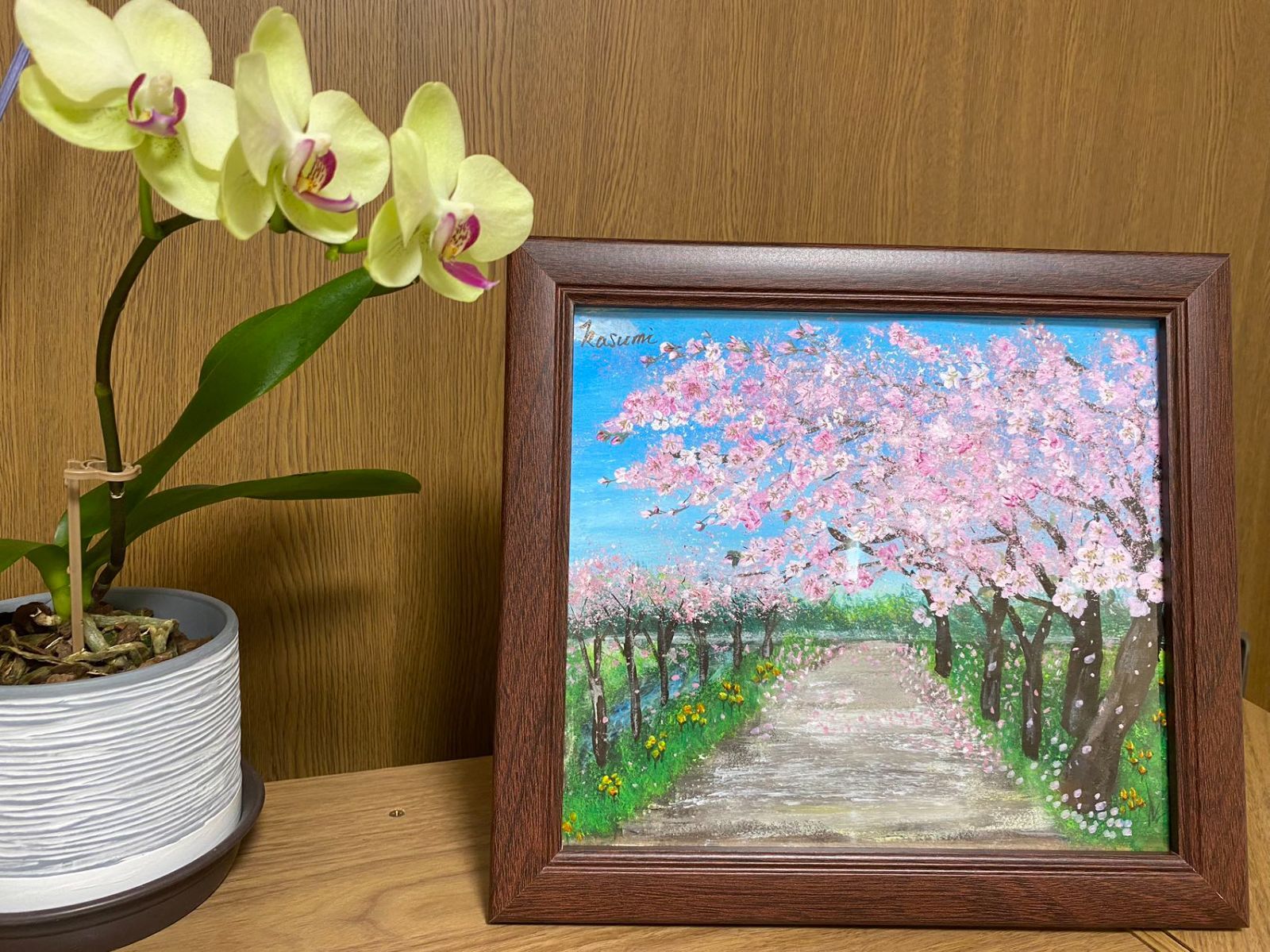 絵画「円月島の夕日」アクリル絵/新品額縁 絵画「円月島の夕日」アクリル絵/新品額縁 - メルカリ