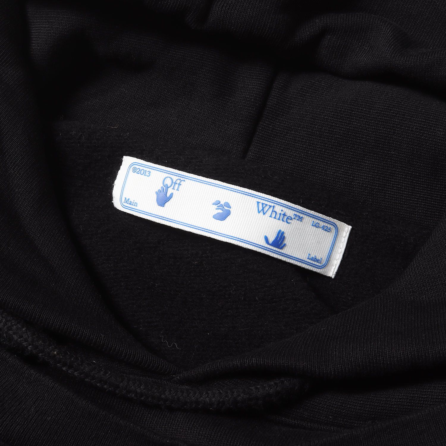 OFF-WHITE オフホワイト パーカー ブラック 黒 サイズ:L | 20AW 