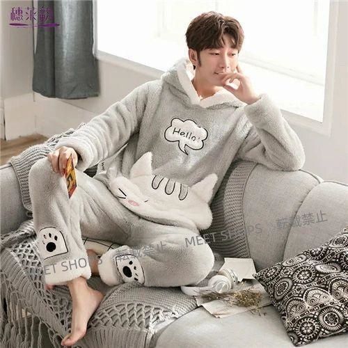 もこもこ パジャマ メンズ 冬用 モコモコ ルームウェア メンズ 長袖 ルームウェア もこもこ メンズ 冬 ブランド おしゃれ パジャマ メンズ モコモコ ルームウェ ddhc189