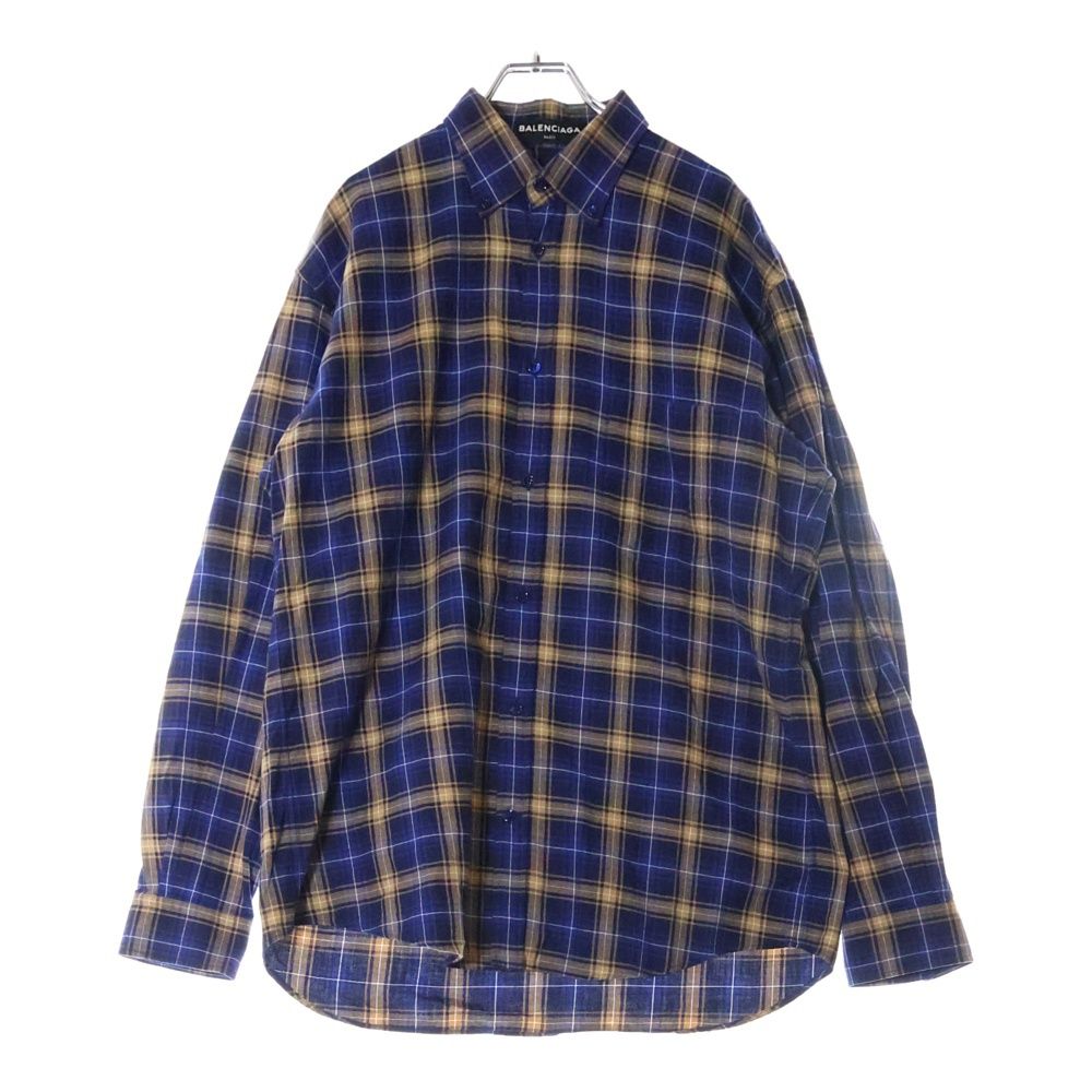 BALENCIAGA (バレンシアガ) 18SS Oversized Check Shirt バック