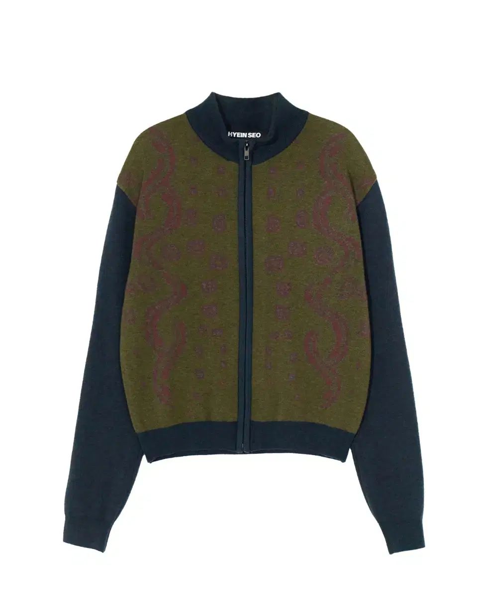 2 hyein seo ニット ジップアップ