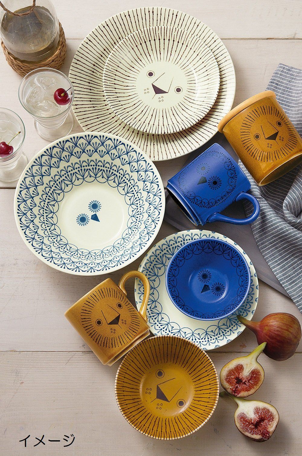 新品2点セットミッケMikke 17cmプレート Sらいおん