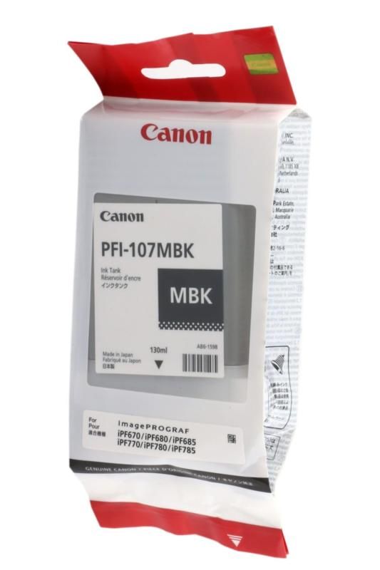 キヤノン PFI-107MBK インクタンク マットブラック