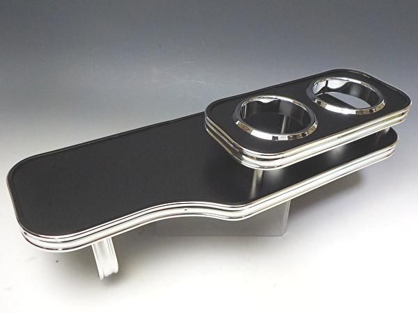 MK53スペーシア フロントテーブル マッドブラック BKxフルメッキ