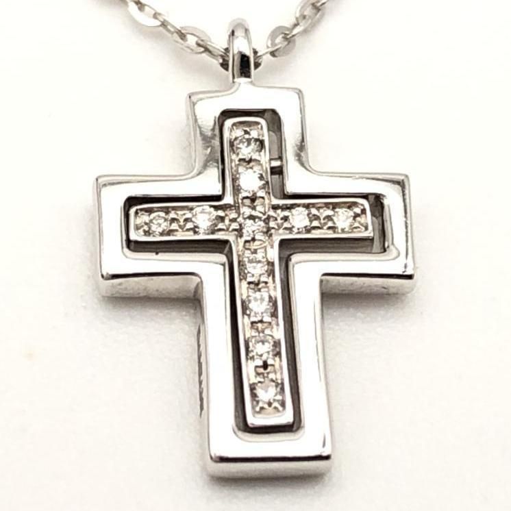 中古】DAMIANI ベルエポック ミニクロス ネックレス 20059783