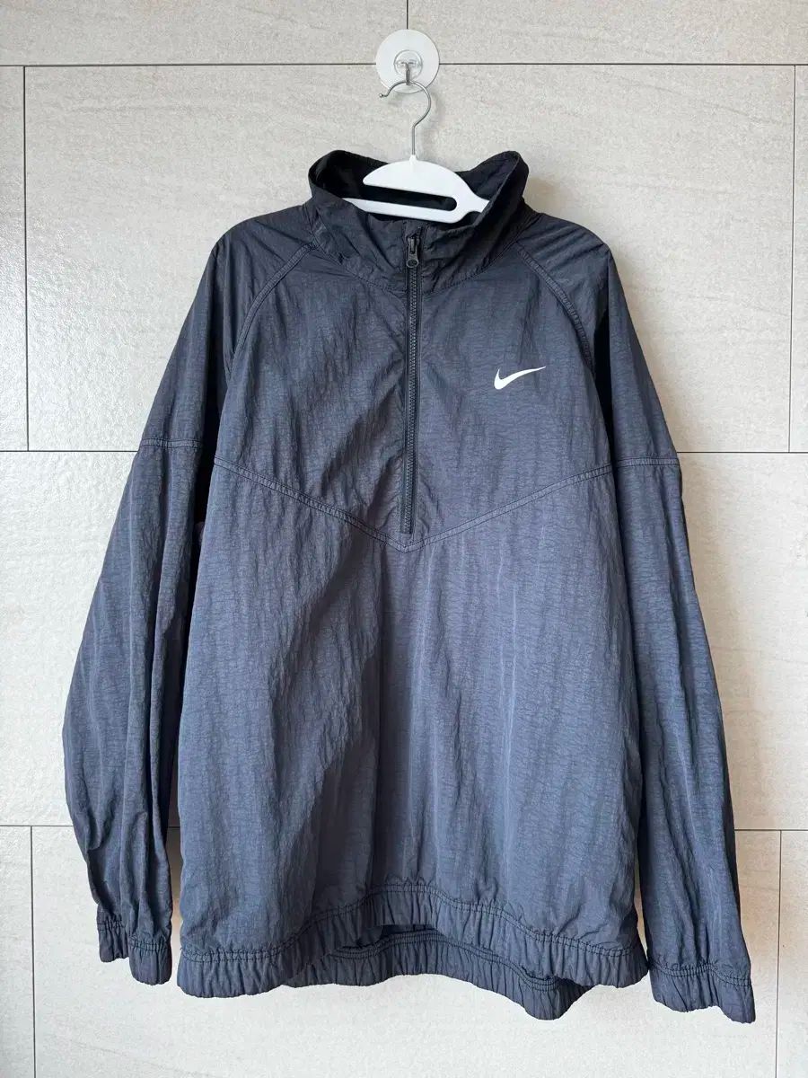 L Nike ナイキ x STUSSY ステューシー ウインドランナー ジャケット オフ ノワール