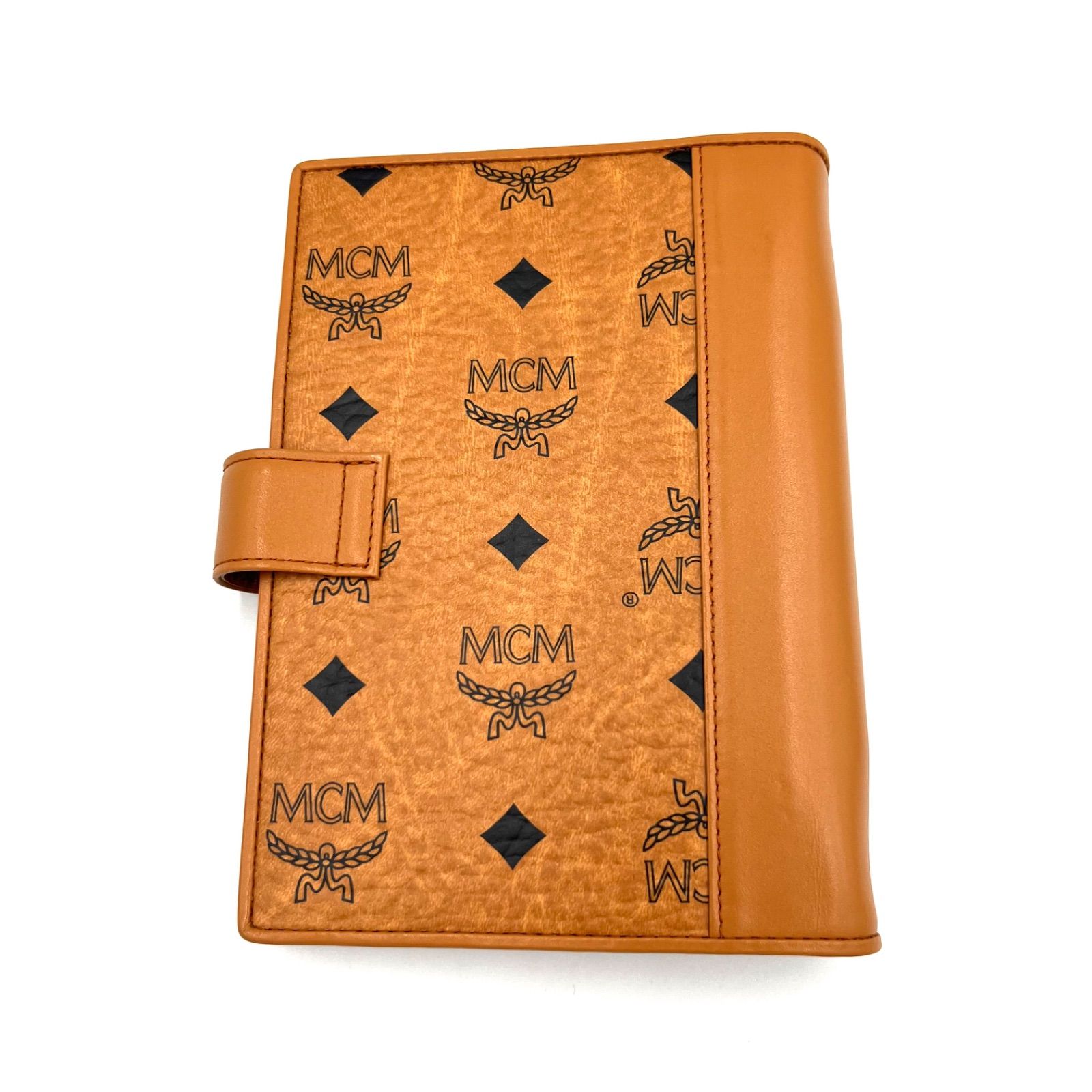 MCMエムシーエム システム手帳 付箋 ボールペン ヴェルニ系クロス