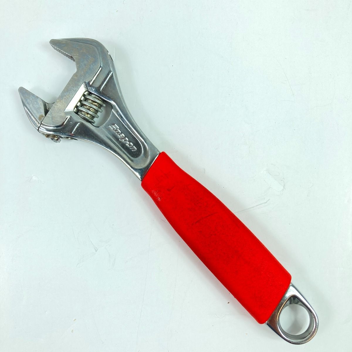 ＊＊Snap-on スナップオン モンキーレンチ アジャスタブルレンチ 8in|203mm FADH8B シルバー×レッド