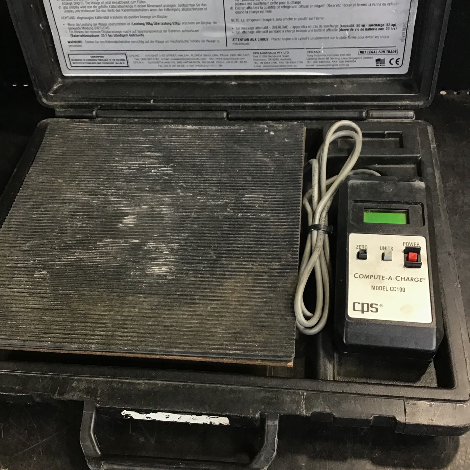 ▽CPS チャージングスケール CC100/CC100E COMPUTE-A-CHARGE【草加店 