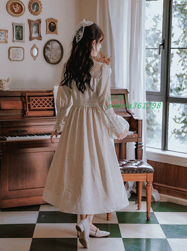 白 ロングドレス