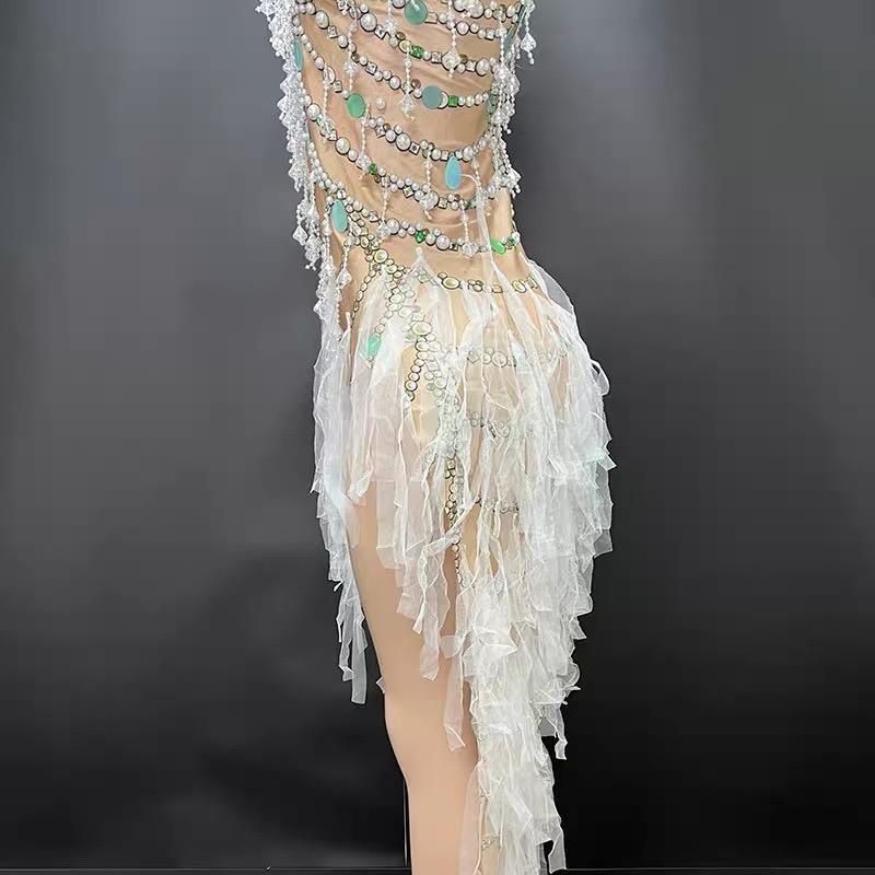 ベリーダンス オリエンタル衣装 ブラ スカート フリンジ オーダーメイド ラテンダンスドレス 誕生日パーティードレス WWW_OLIVIERBERNSTEIN_COM