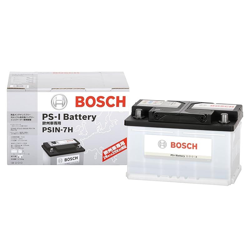 BOSCH ボッシュ 国産車 輸入車バッテリー PS-Iバッテリー PSIN-7H LBN3