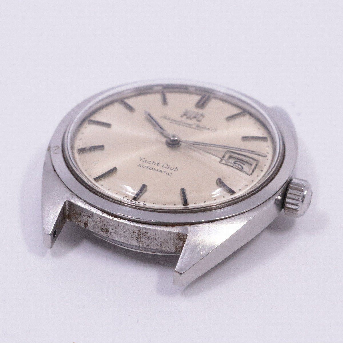 IWC オールドインター シルバーダイヤル SS 自動巻き メンズ