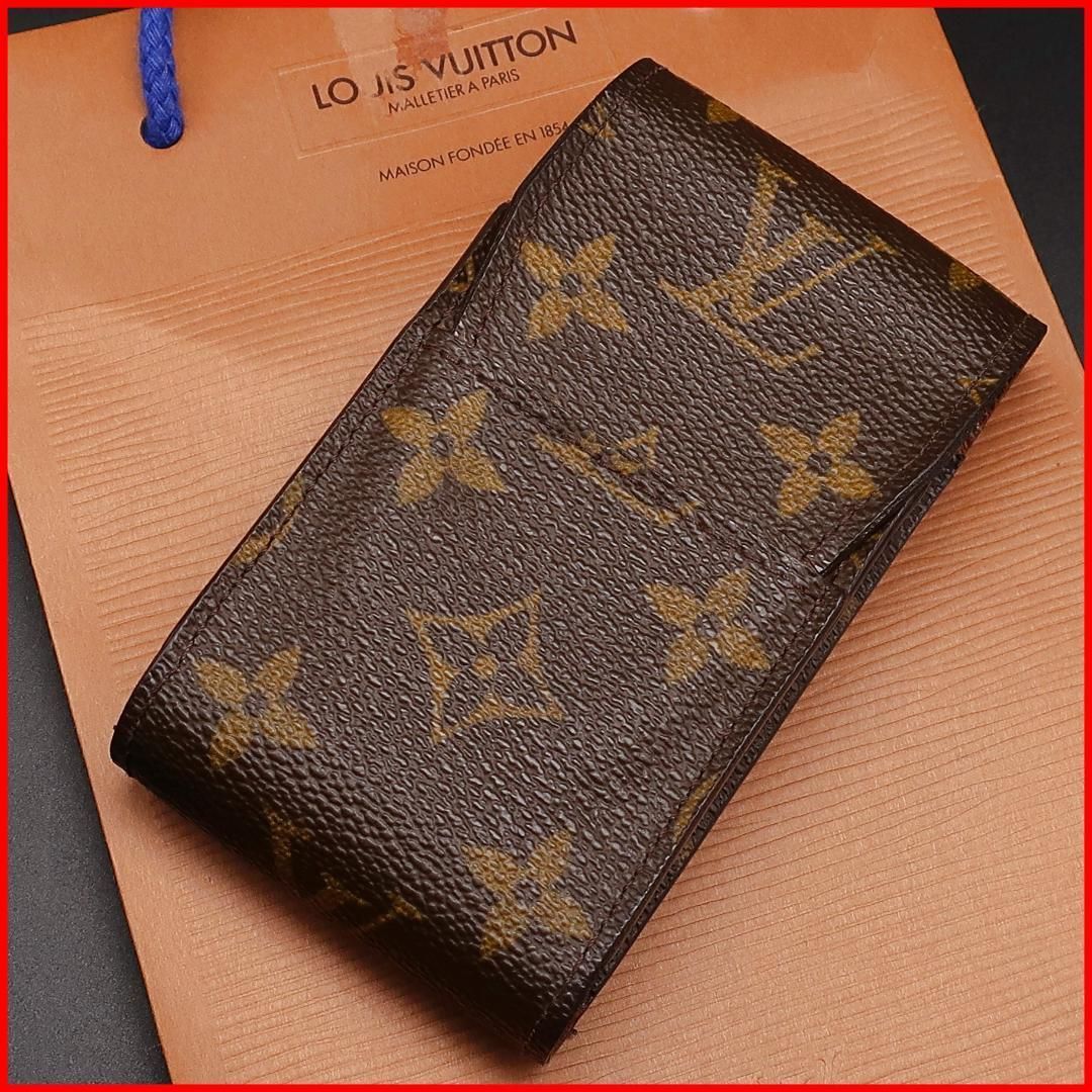 ヴィトン Louis Vuitton シガレットケース Cigarette case モノグラム Monogram エテュイシガレット M63024 仏製 Authentic Mint