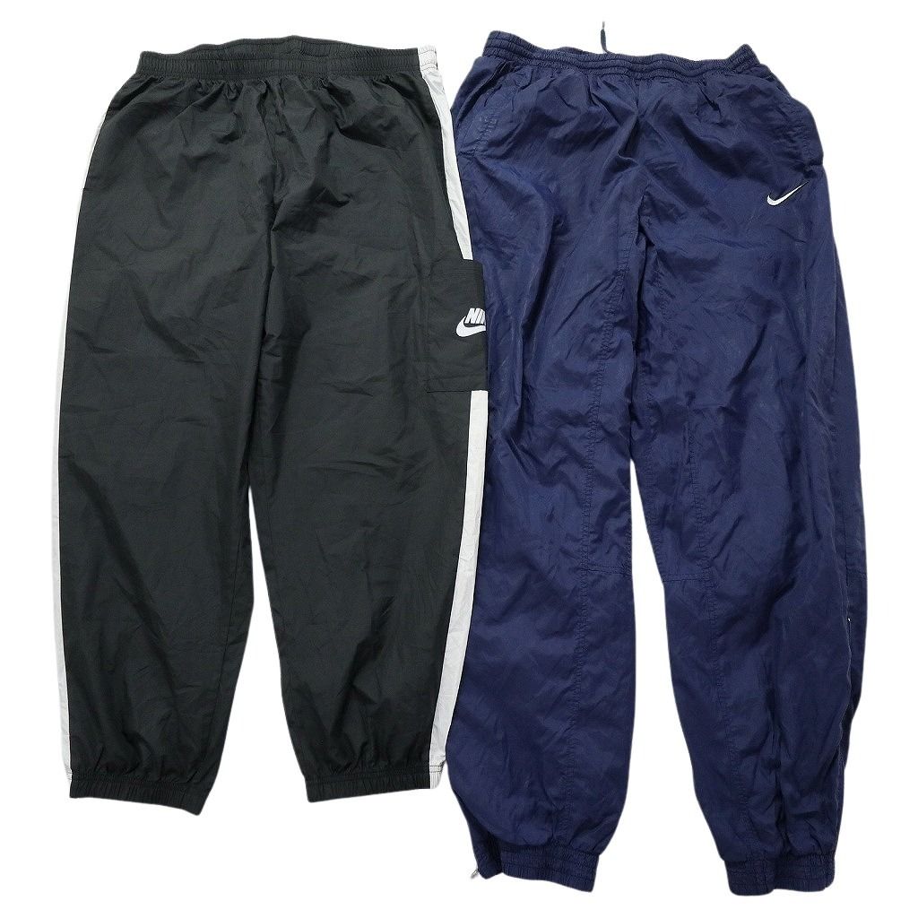 古着卸 ナイキ NIKE ウインドブレーカー パンツ 8枚セット メンズ XL スウォッシュ ライン ナイロン 古着 NC0757