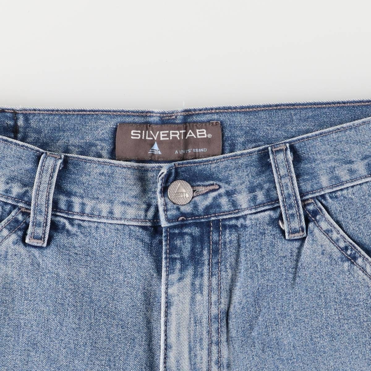 デニムペインターショーツ