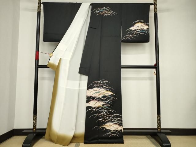 平和屋着物○十日町老舗ブランド 吉澤友禅 吾妻徳穂 訪問着 駒